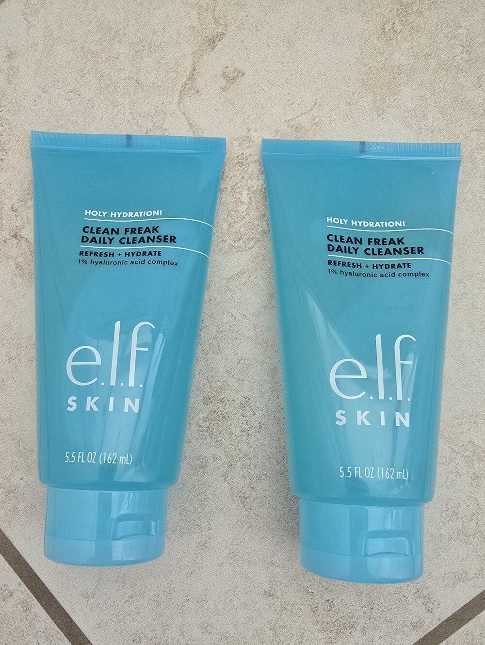 2 ELF Skin Clean Freak Daily Cleanser - Bright Blue Tubes